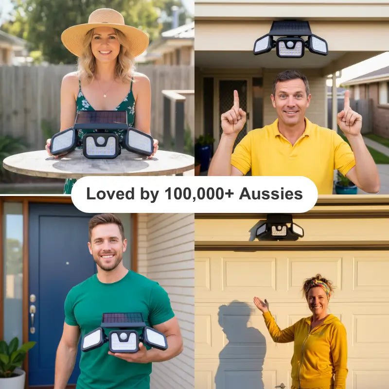 SolaGarden™ 3 Head Motion Light