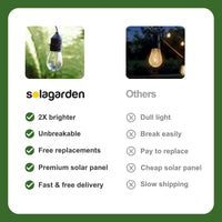 SolaGarden™ Festoon Lights
