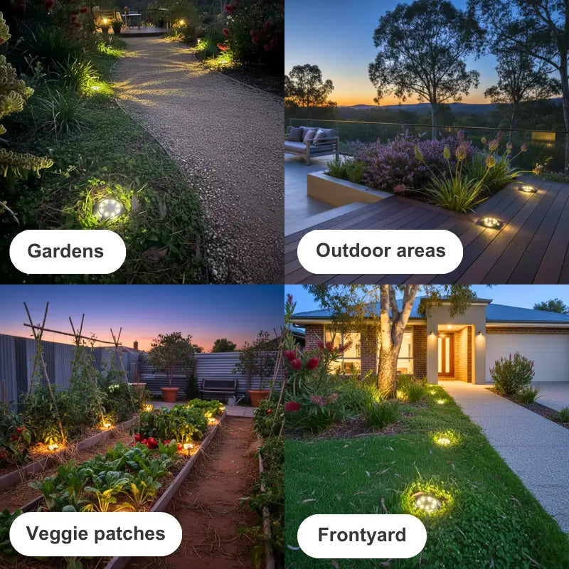 Python Pack Ground Light Solar LED Ground Light Pack - Solar Garden Lights Australia