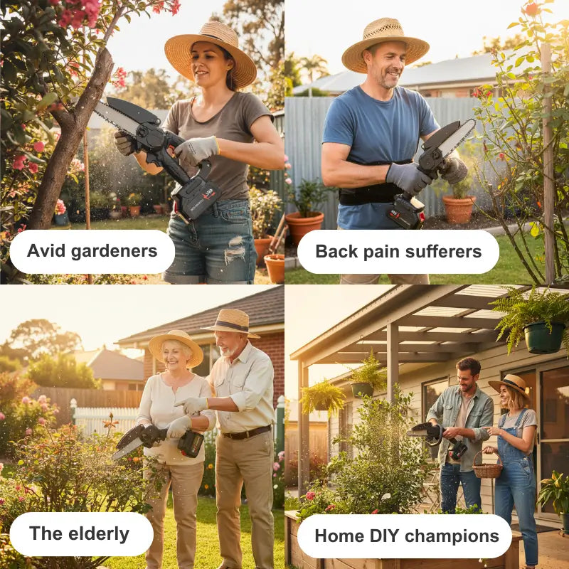 SolaGarden™ 6" Electric Chainsaw Kit