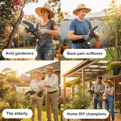 SolaGarden™ 6" Electric Chainsaw Kit