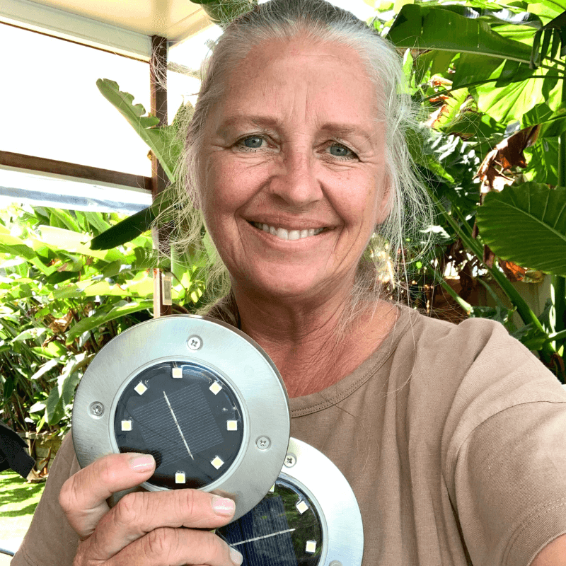 Solar ground light discount action